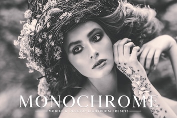 Monochrome Mobile & Desktop Lightroom Presets