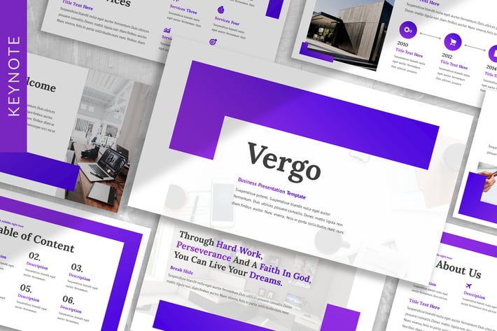 Vergo - Business Keynote Template