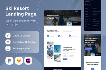 Ski Resort Landing Page