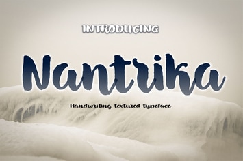 Nantrika - Handwritten Font