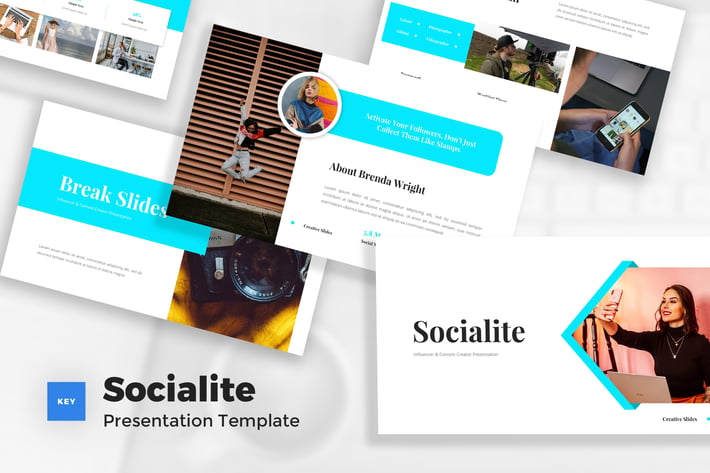 Influencer & Content Creator Keynote Template