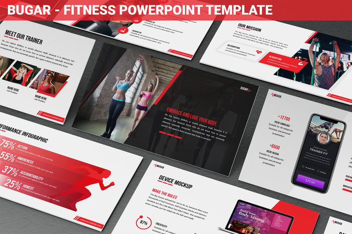 Bugar - Fitness Powerpoint Template
