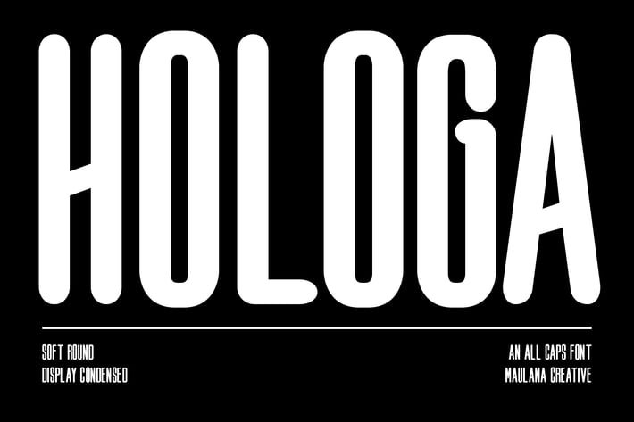 Hologa Condensed Sans Serif Font