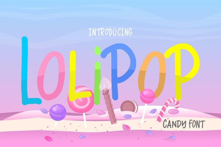 Lolipop | Candy Funny Font