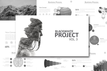 Black White Project Vol. 3 Powerpoint