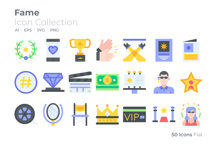 Fame Color Icon