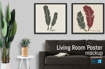 Living Room Mockup