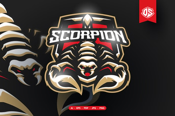 Scorpion - Esport and Sport Mascot Logo
