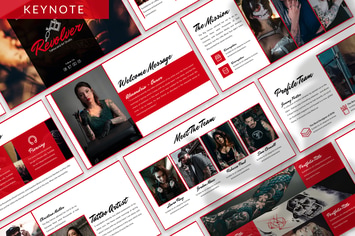 Revolver - Art Business Keynote Template