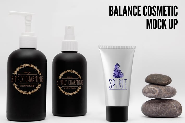 Balance cream Mock Up