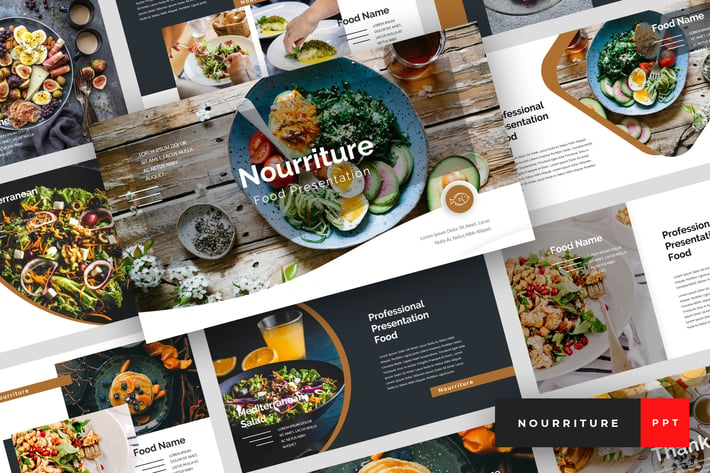 Nourriture - Food Powerpoint Template