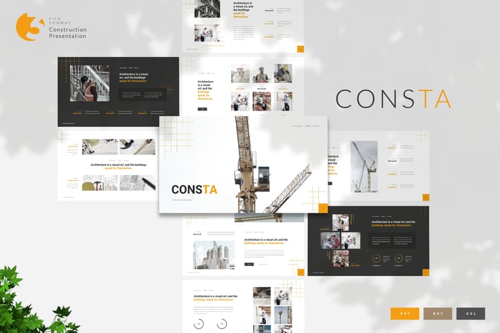Consta - Construction Presentation Template