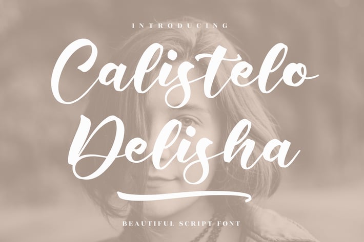 Calistelo Delisha Script Font