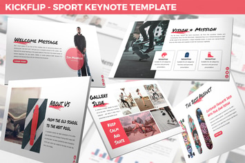 Kickflip - Sport Keynote Template