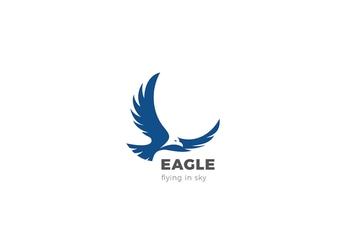 Eagle Bird Flying Logo abstract