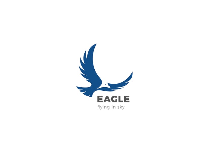 Eagle Bird Flying Logo abstract