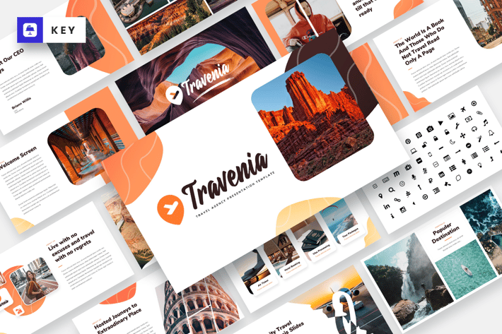 Travenia - Travel Agency Keynote Template