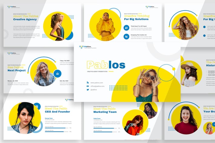 Pablos - Creative Agency Powerpoint