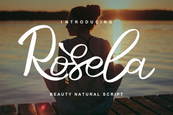 Rosela | Beauty Natural Script Font