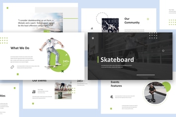 Skateboard Keynote Presentation Template