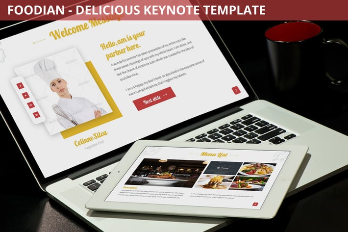 Foodian - Delicious Keynote Template