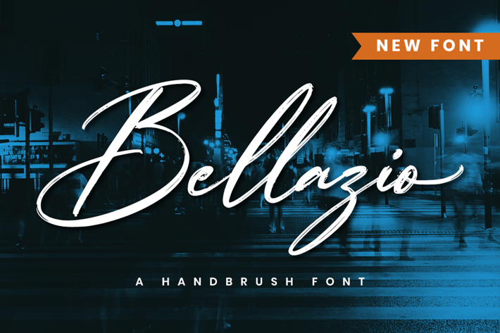 Bellazio - A Handbrush Font