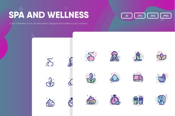 Spa and Wellness Icon Pack