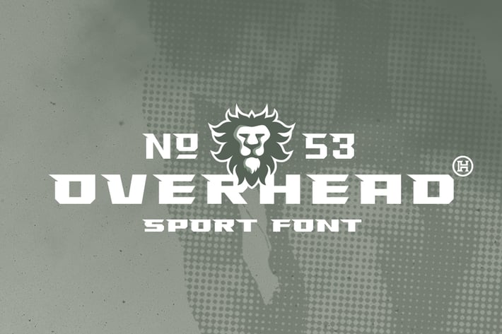 Overhead Typeface|Sport Font