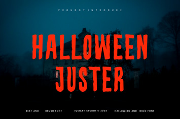 Halloween Juster - Horror & Bloody Font