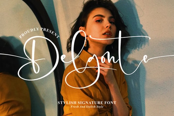 Delgonte Signature Font