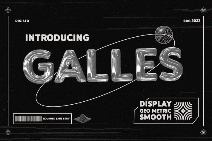 Galles - Rounded Sans Serif Font