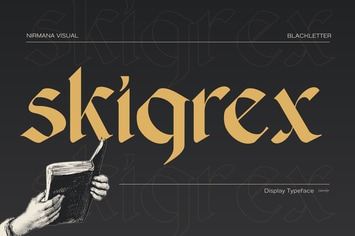 Skigrex Gothic - Logo Blackletter Font