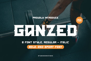 Ganzed - Italic & Sport Font Duo