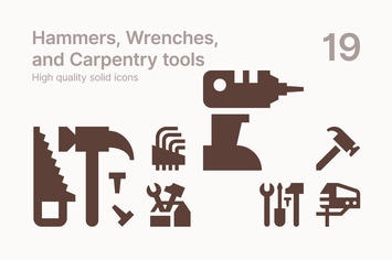 Hammers, Wrenches, and Carpentry tools