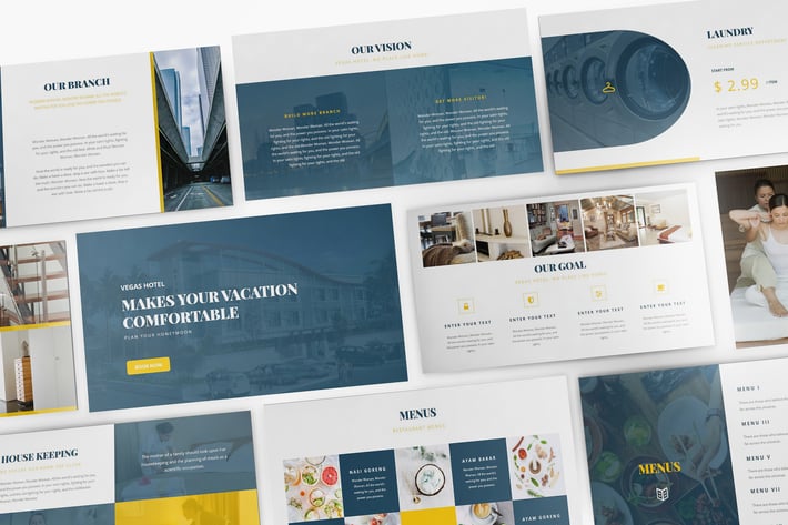 Hotel Vegas Google Slides Template