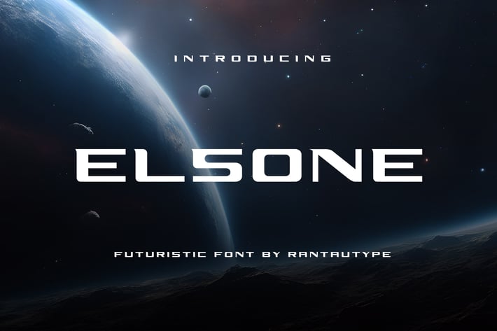 Elsone Futuristic Font