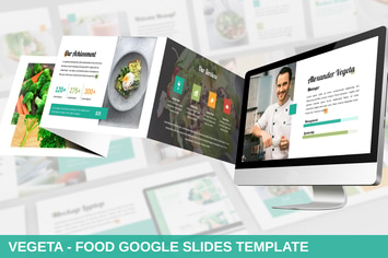 Vegeta - Food Google Slides Template