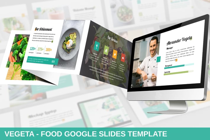 Vegeta - Food Google Slides Template