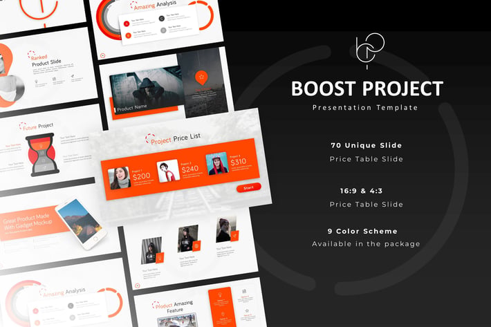 Boost Project Powerpoint Template