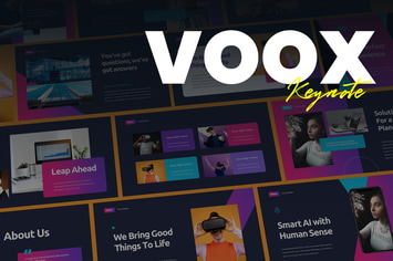 Voox - Creative Business Keynote Template