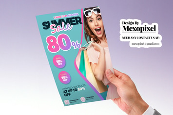 High Quality Discount Flyer PSD Design Template