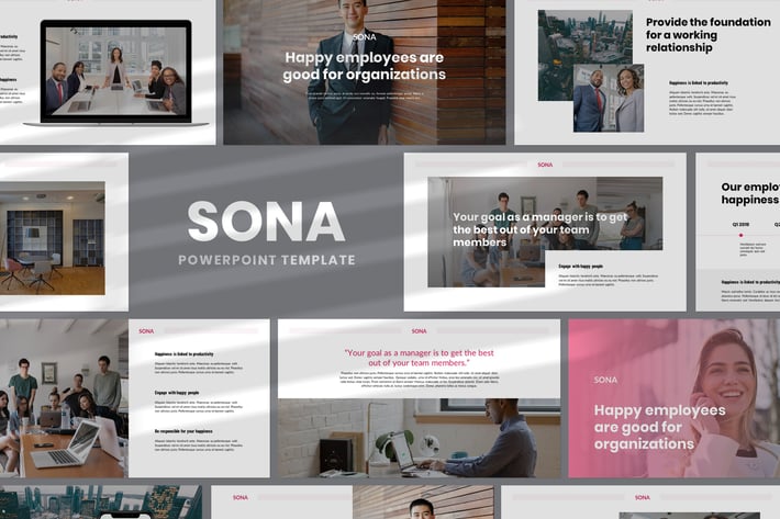 Sona - Minimal Powerpoint Template