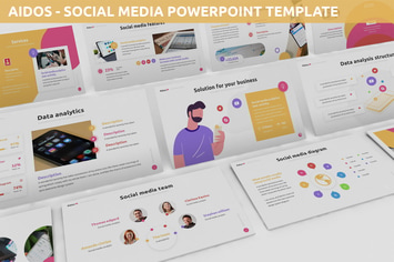 Aidos - Social Media Powerpoint Template