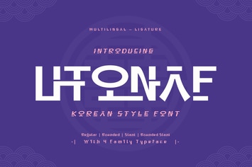 Utonaf - Korean Style Font