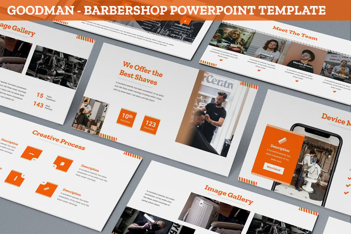Goodman - Barbershop Powerpoint Template