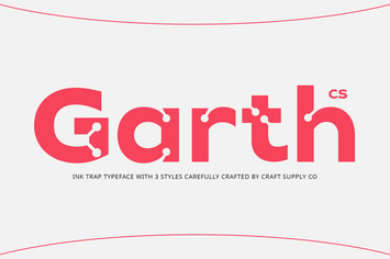 CS Garth – Inktrap Font