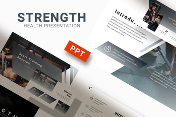 Strength - Gym Powerpoint Template