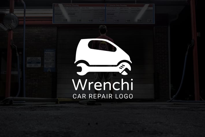 Wrenchi : Car Repair or Auto Repair Logo
