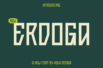 Erdoga - Minimalist & Simple Font