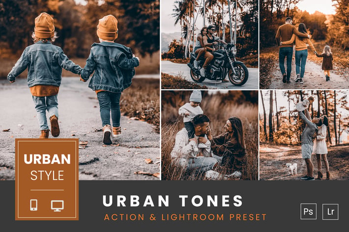 Urban Tones Action & Lightroom Preset
